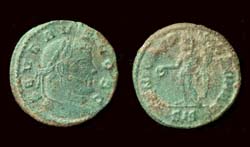Severus II, Genio Reverse, Siscia Mint, Rare